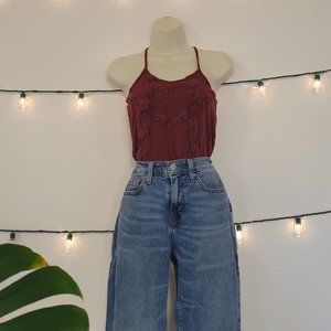 Mossimo supply Co Burgundy tank top